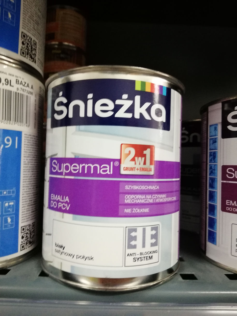 Śnieżka do PCV