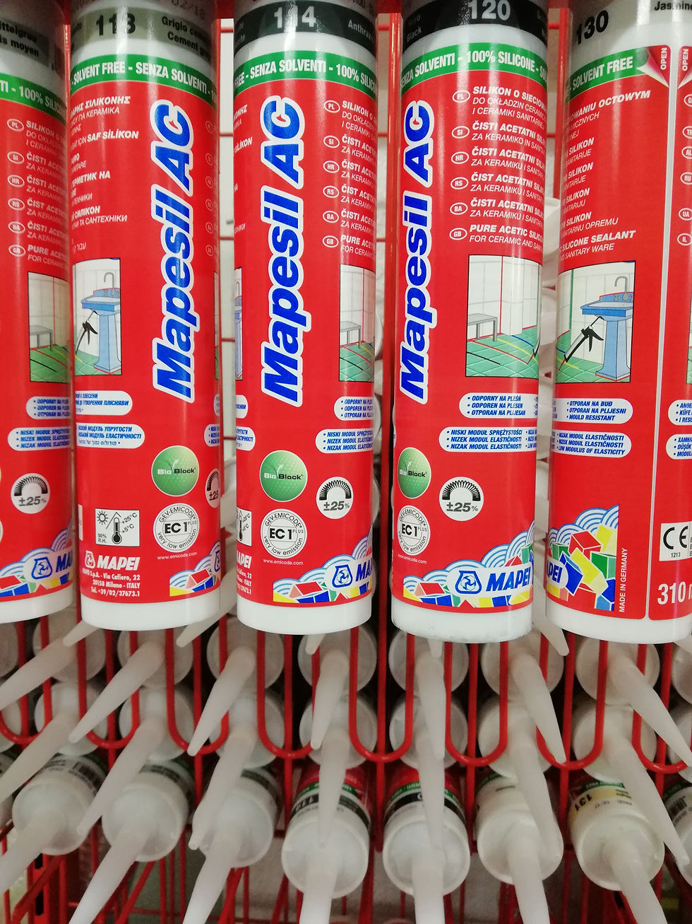 Silikon Mapei 310ml - kolory
