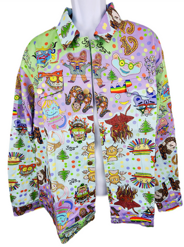 Faces 2 Jacket | Brian's Dots