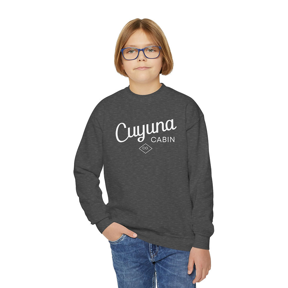Thumbnail: Cuyuna Cabin Collection Kid's Crewneck - Front Design Only