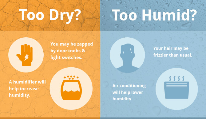 ideal humidity level