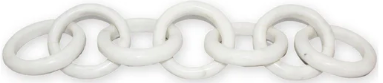 White Marble 7 Links Chain - White