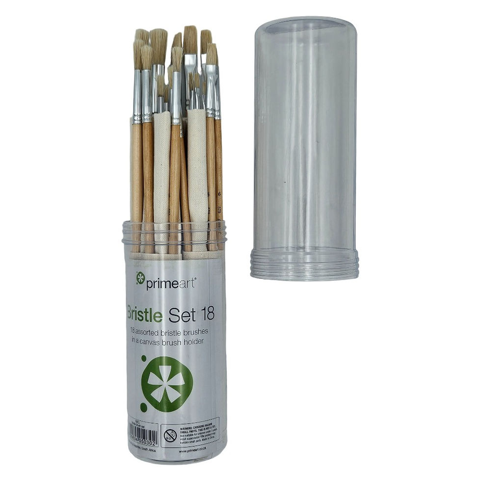 Thumbnail: Prime Art Bristle Brush Roll Set of 18
