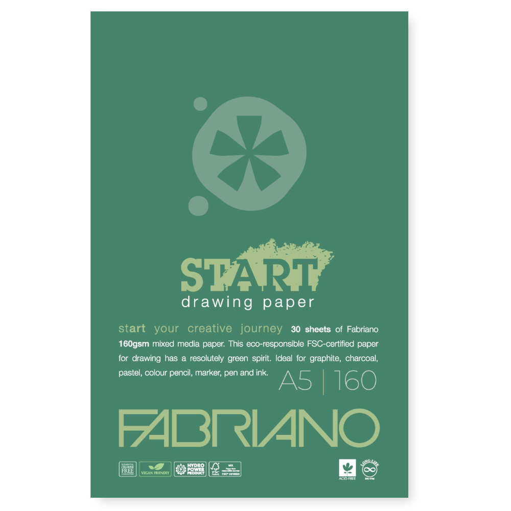 Prime Art Fabriano Start Pad A5 160gsm 30 Sheets