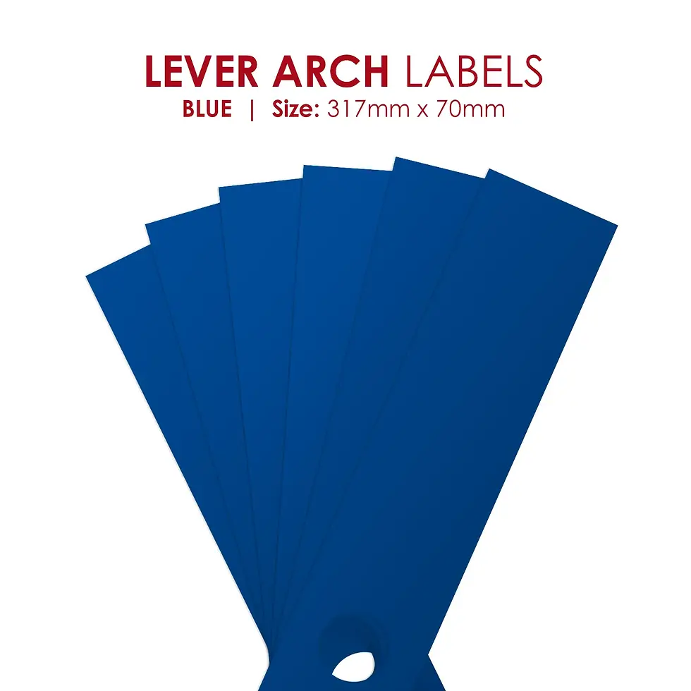 Thumbnail: Redfern Self-Adhesive Lever Arch File Labels 12 Pack