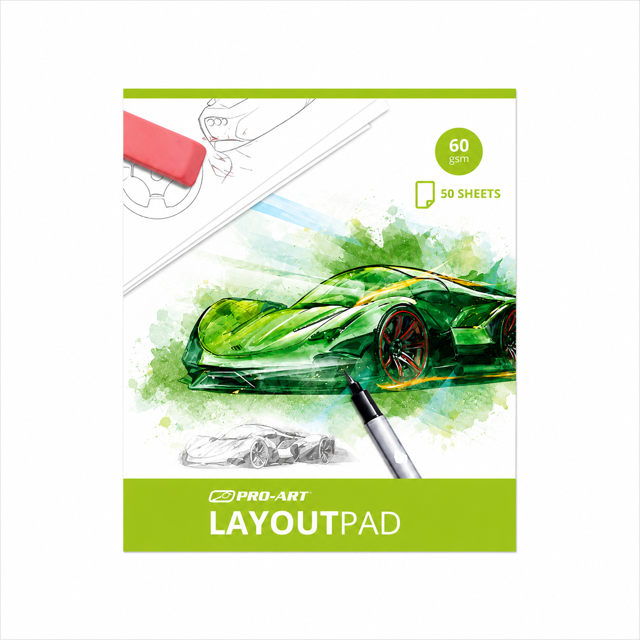 Pro Art Layout Pad 60gsm 50 Sheets A3