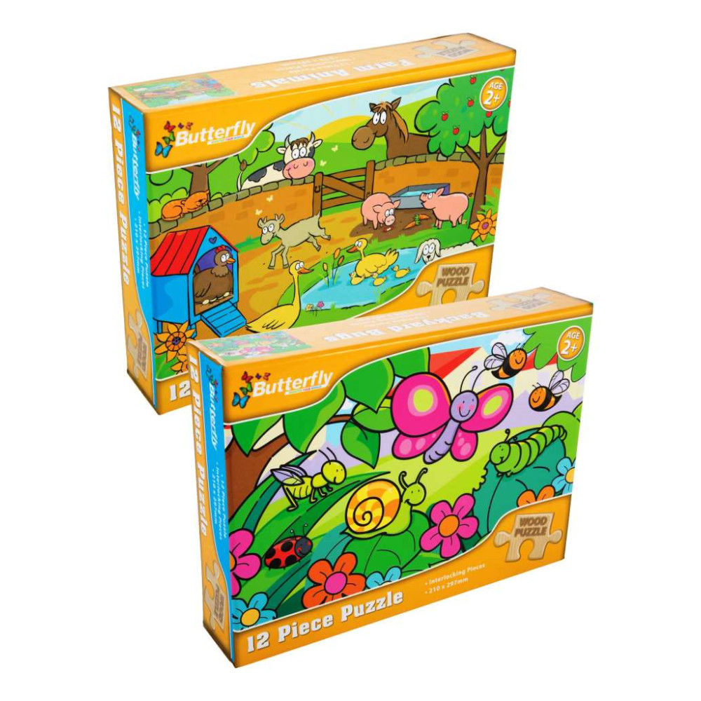 Butterfly Educational Jigsaw Puzzles