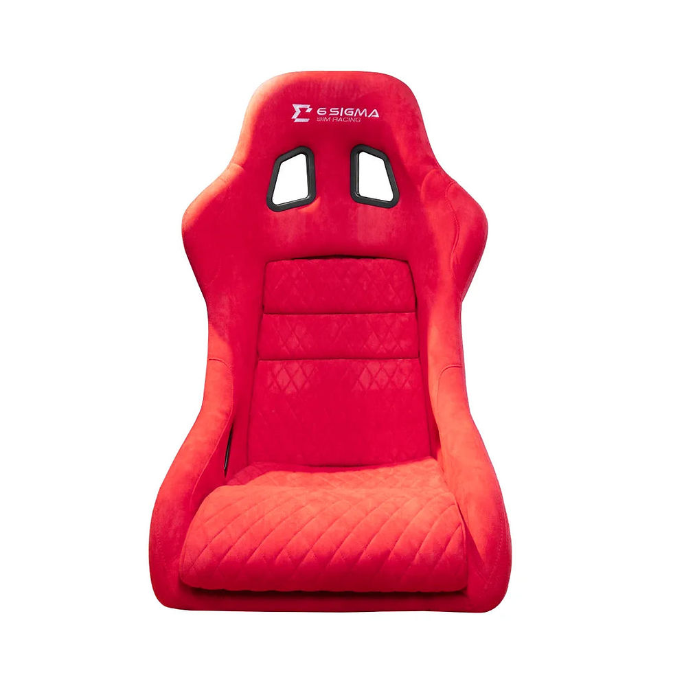 Thumbnail: 6 Sigma Sim Racing GTR Bucket Seat (Galaxy Red)
