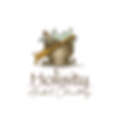 Holisity Herbal Charmacy logo. Mortar and pestle with herbs inside.