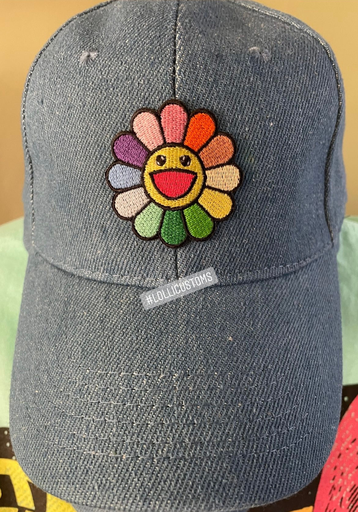 Smiley Flower Cap