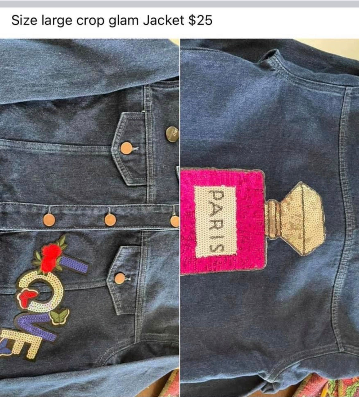 Denim Crop Jacket