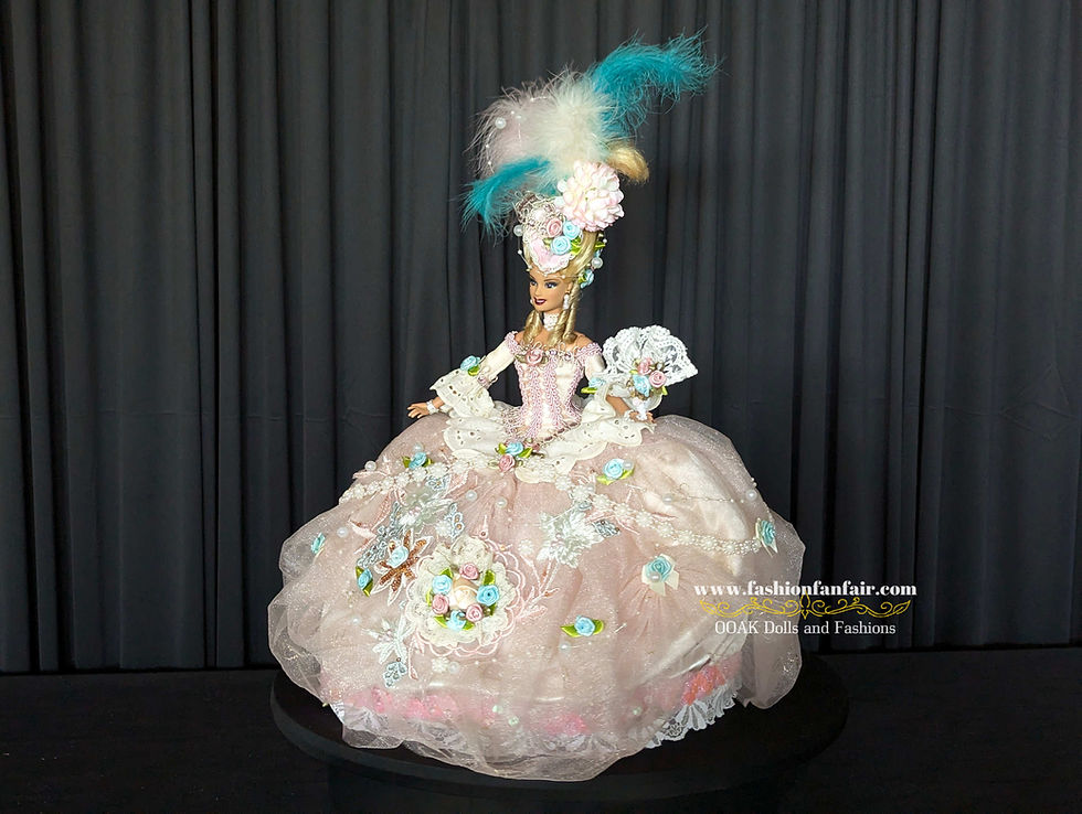 Thumbnail: Duchess Chantilly Bloom – OOAK Rococo Barbie Doll