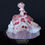 Thumbnail: OOAK Lady Christmas Cheer Barbie Marie Antoinette Rococo Doll Repaint Pinkmas
