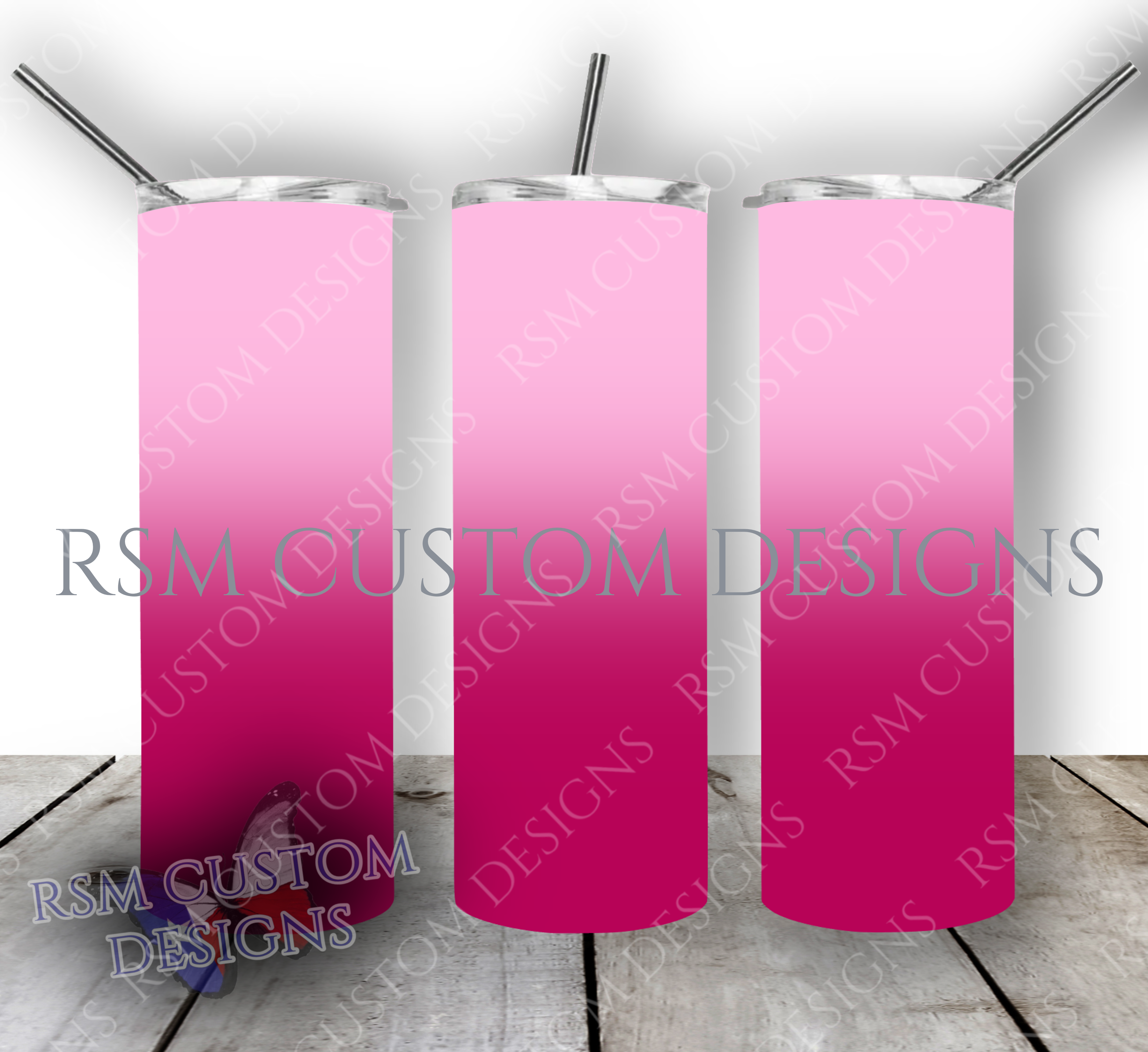 Pink Ombre Design - Digital Download