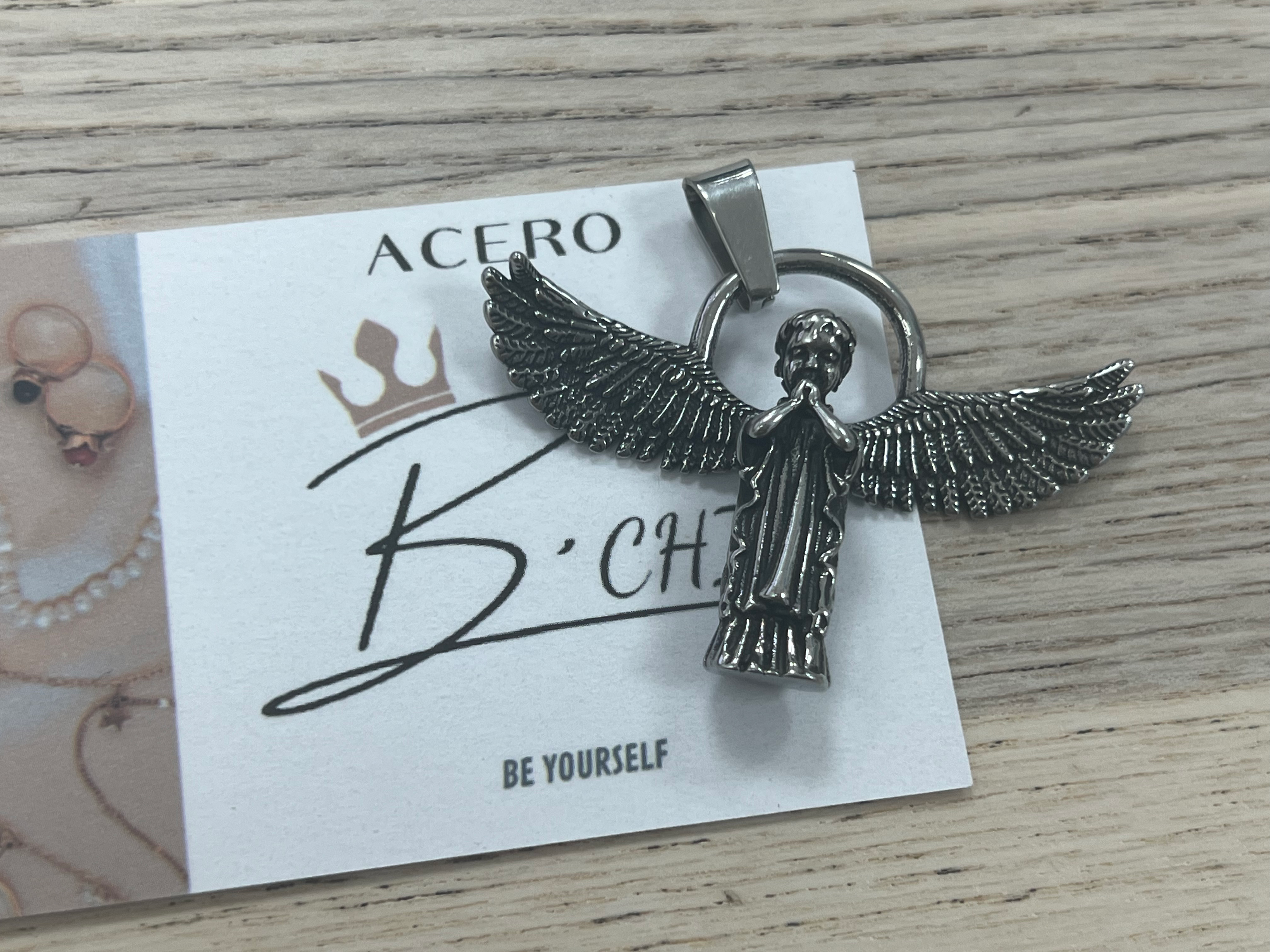 Dije Acero Ángel niño