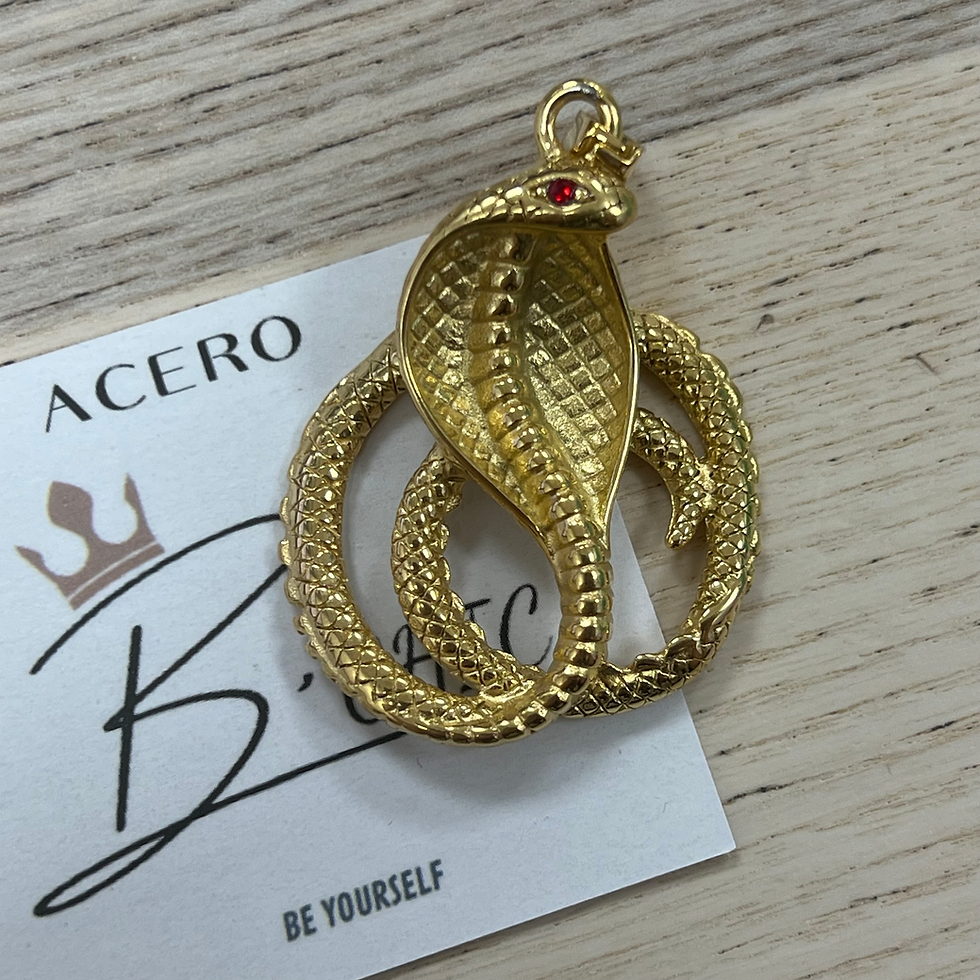 Miniatura: Dije Acero Cobra