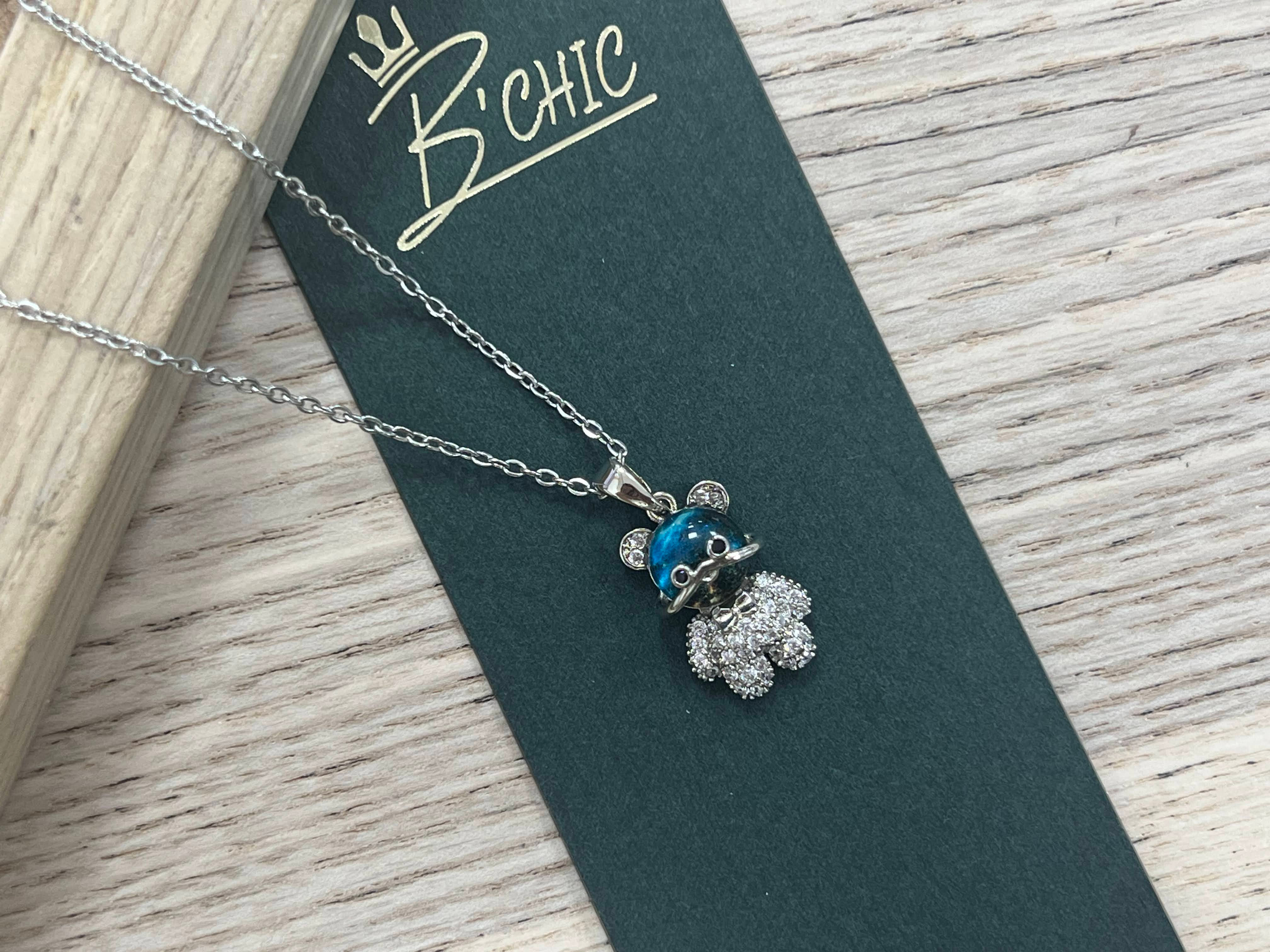 Collar cadena de acero + dije de laminado