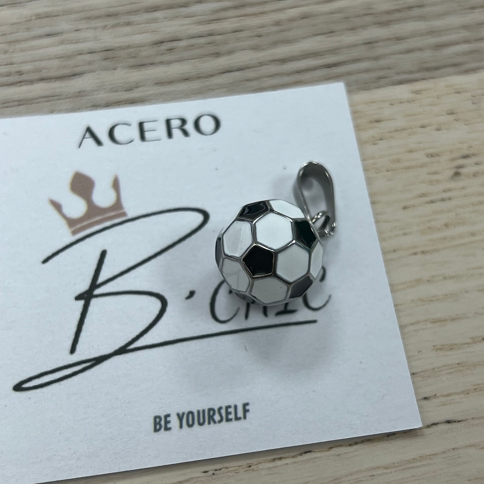 Miniatura: Dije Acero Balón de Soccer Fútbol