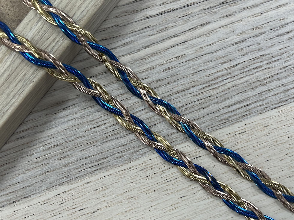 Miniatura: Cadena de Trenzado de 3 colores