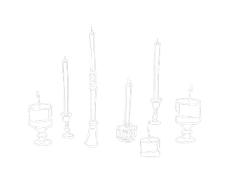 Array of candle styles