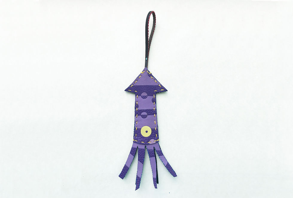 Squid keychain