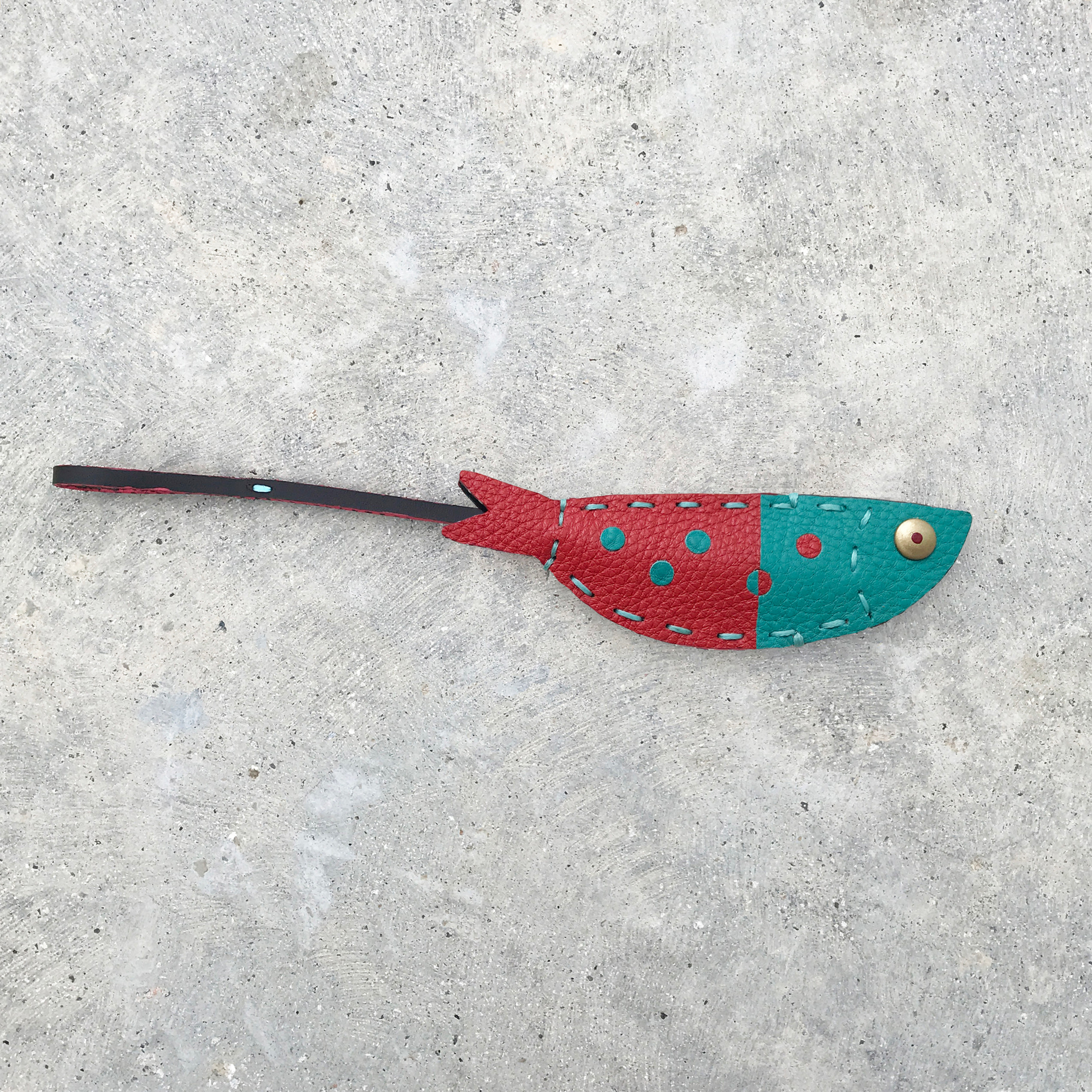 sardine fish keychain