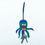 Thumbnail: Octopus keychain front view with keys
