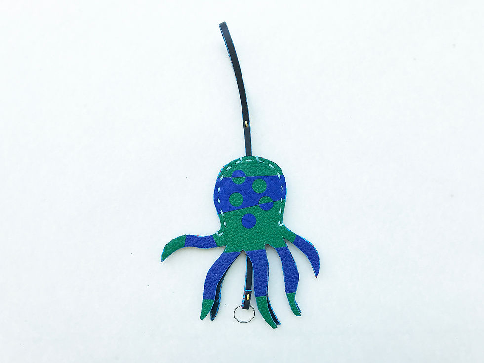 Thumbnail: Octopus keychain back view