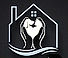 Logo of Holly's hands securely and calmly holding and protecting a dog and cat inside a loving and secure home