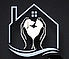 Logo of Holly's hands securely and calmly holding and protecting a dog and cat inside a loving and secure home