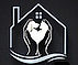 Logo of Holly's hands securely and calmly holding and protecting a dog and cat inside a loving and secure home