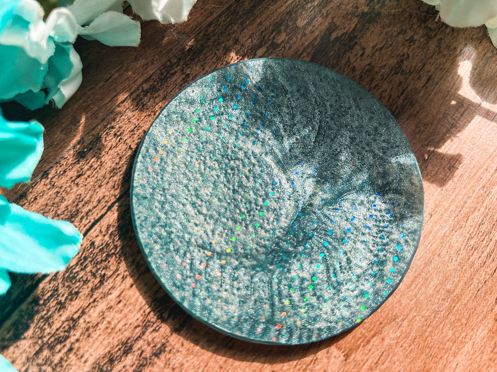 Thumbnail: Circle Holographic Inlay Silicone Mold - Dots