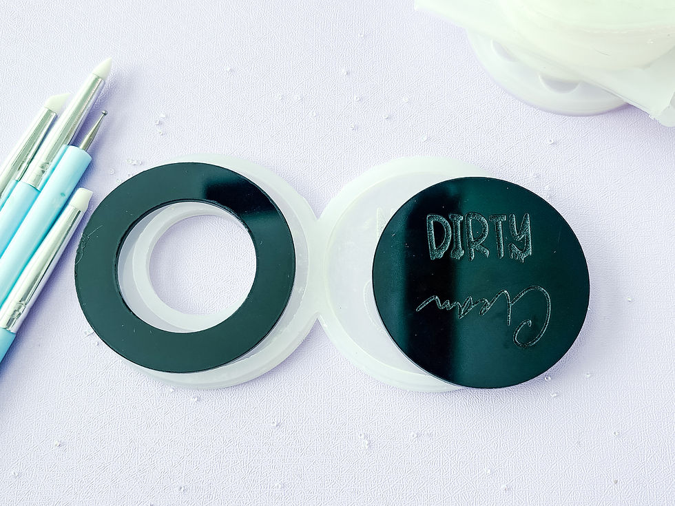 Thumbnail: Clean Dirty Magnet Slider Silicone Mold