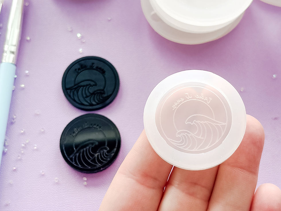 Thumbnail: “Take It Easy” Wave Earrings Silicone Mold