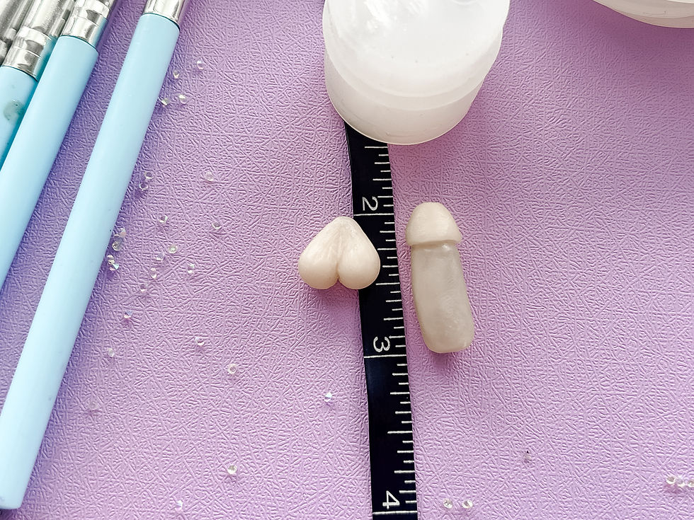 Thumbnail: Male Anatomy Earring Silicone Mold