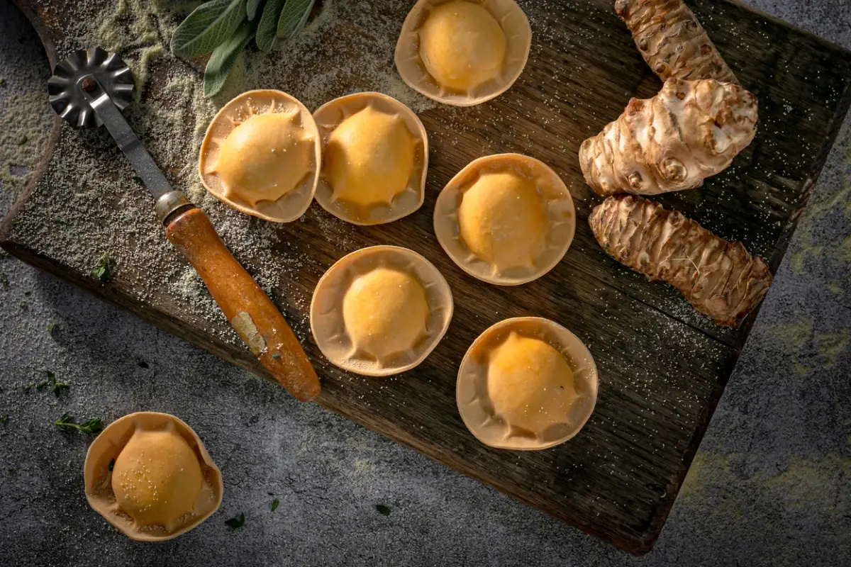 רביולי ארטישוק ירושלמי 400 גרם