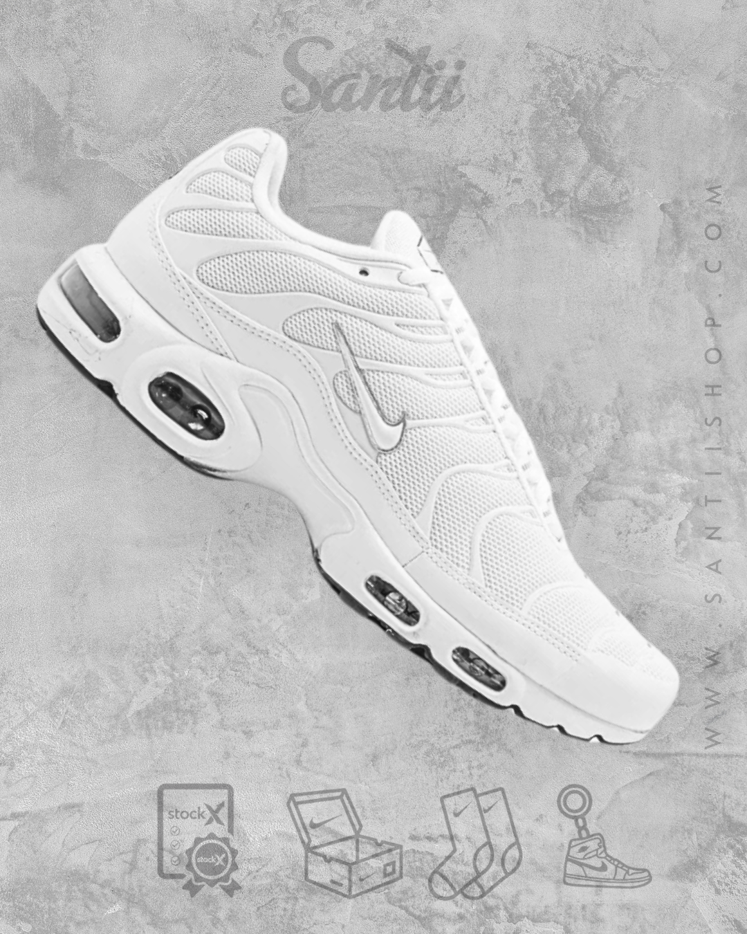 Air Max Plus TN  “Triple White”