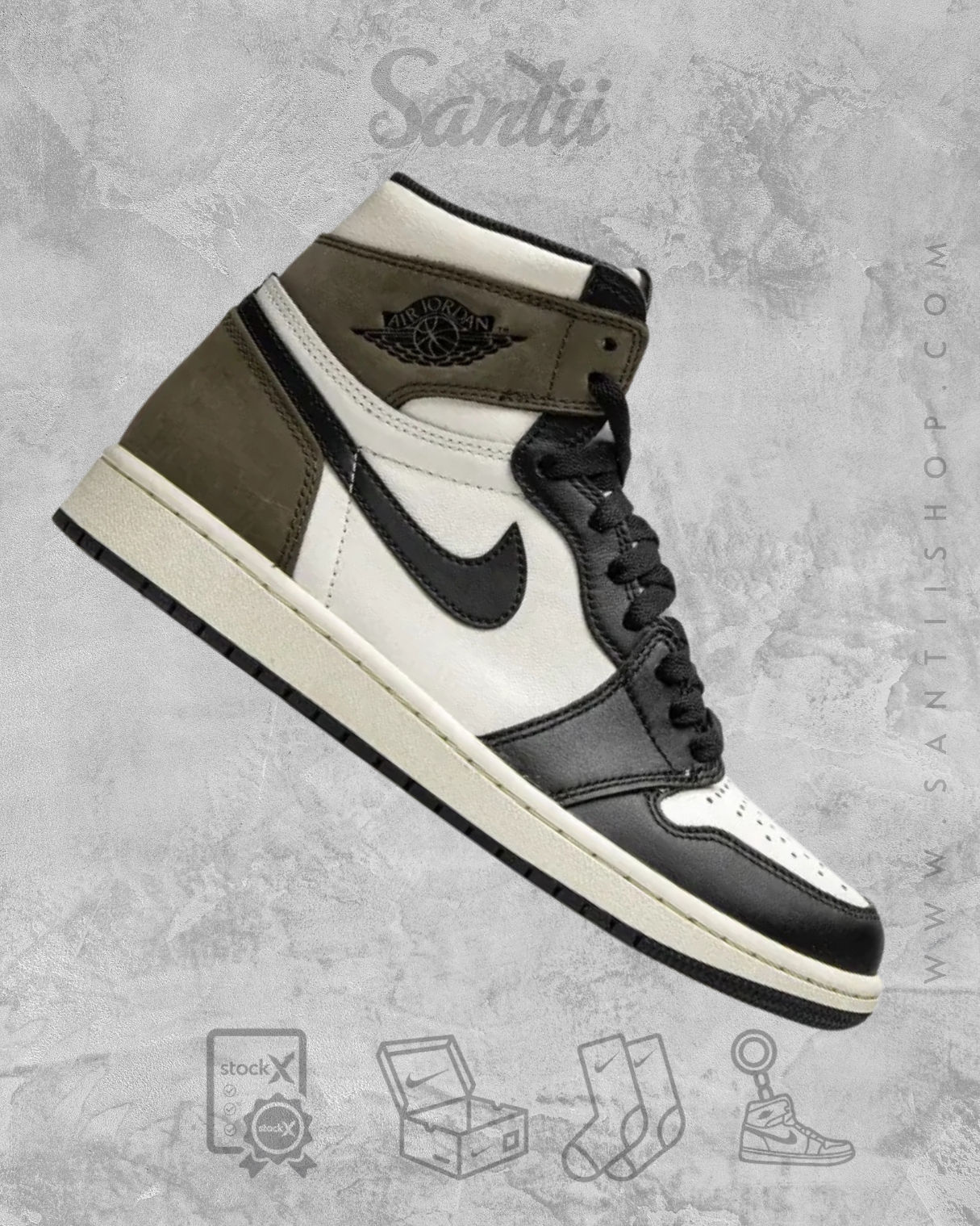 Air Jordan 1 Mid "Dark Mocha"
