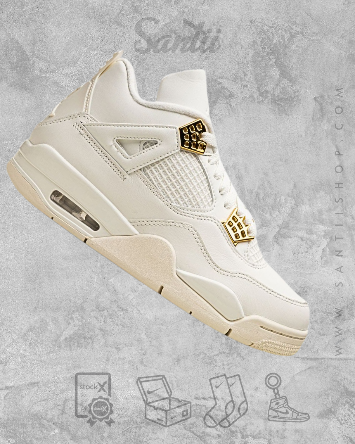Air Jordan 4 "Metallic Gold"