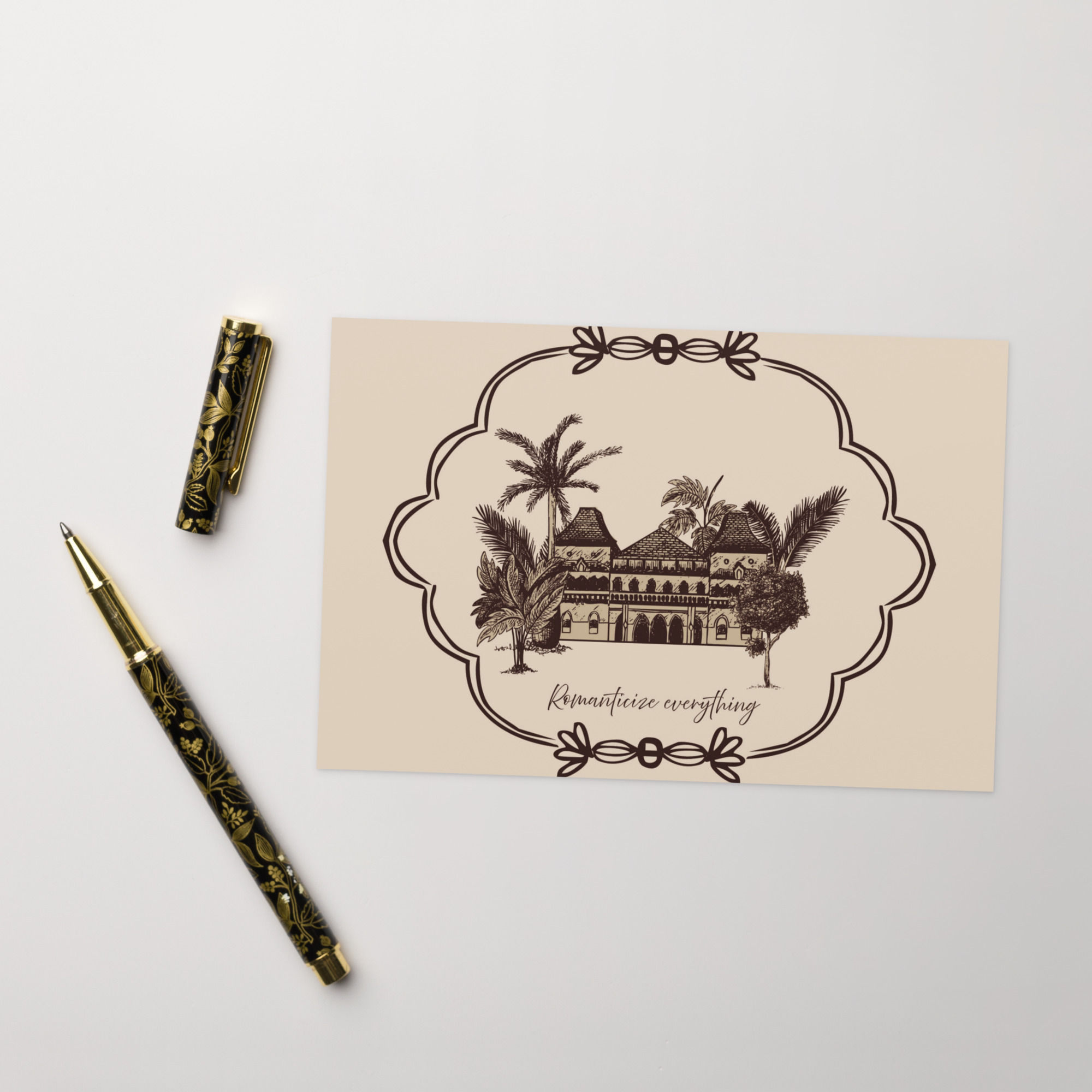 Vintage Greeting card "Romanticize Everything"