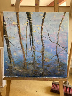 Oeuvre en cours de Jocelyne