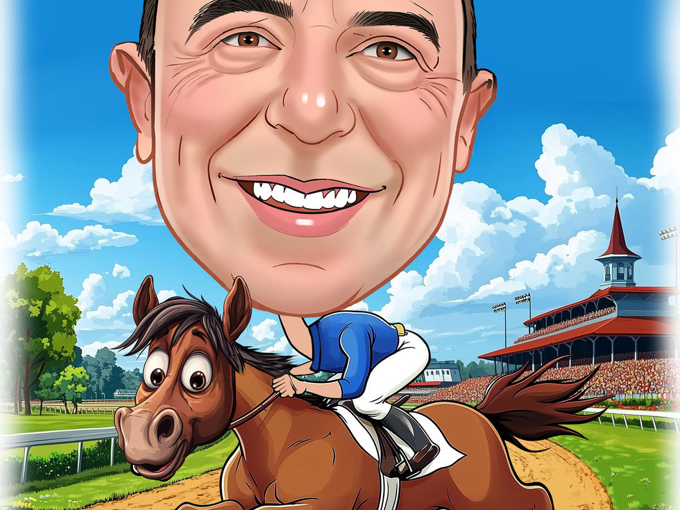 Horse Racing Caricatures: A Unique Gift Idea