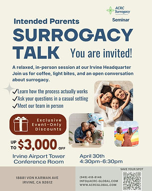 ACRC Global Webinar with SDFC Dr. Suanna Park about ferility, IVF, surrogacy in california, and egg donor selection