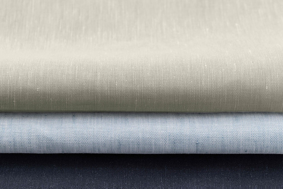 echantillon - coton - denim - chamray - costume vestibus club