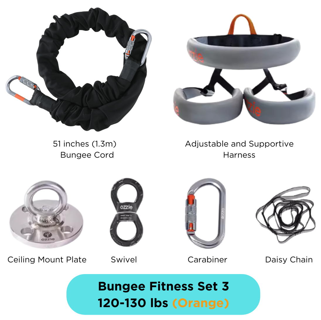 Bungee fitness set