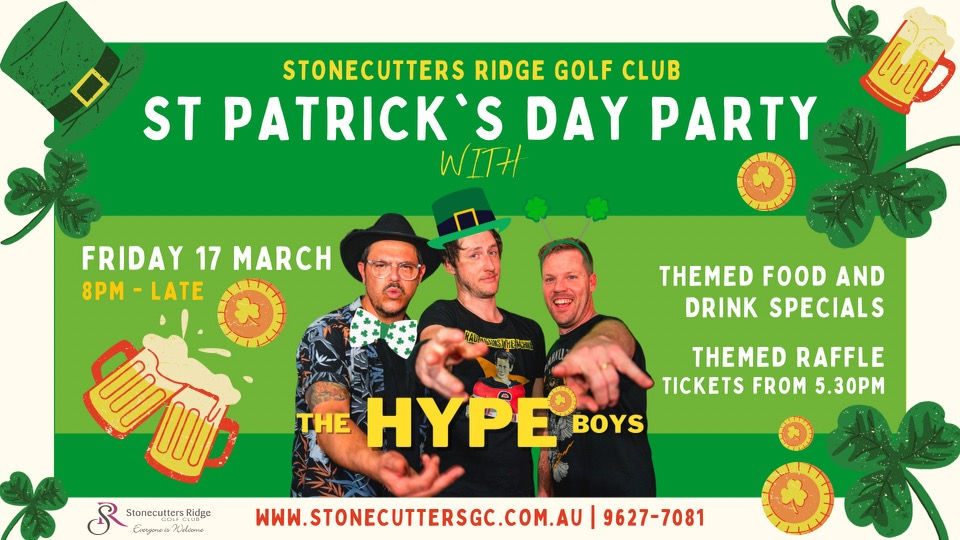 🍀 ST PATRICK'S DAY PARTY 🍀 with The HYPE Boys