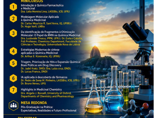 Inscrições - XXXIII Escola de Verão em Química Medicinal - Professor Eliezer Barreiro