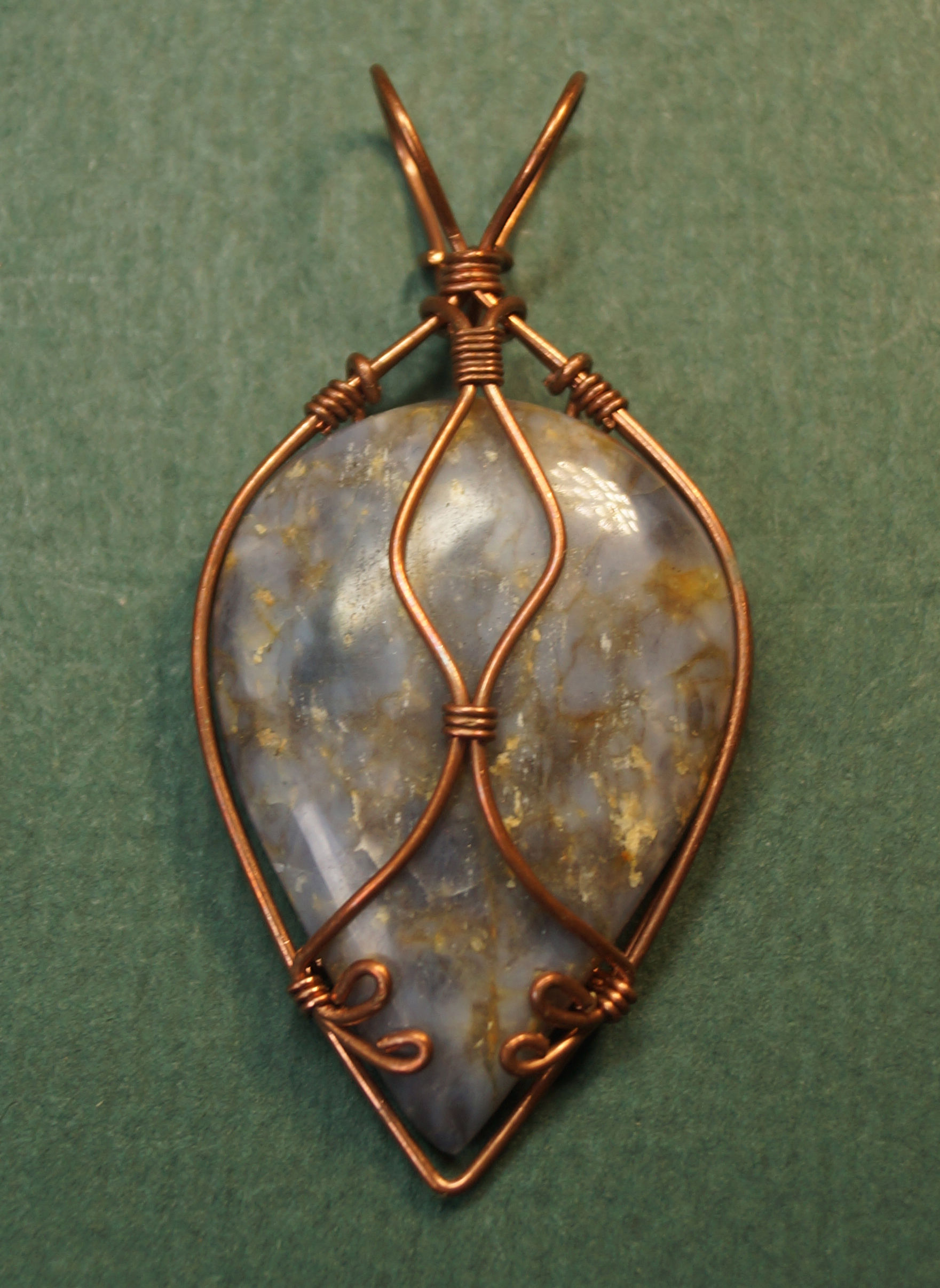 Blue Quartz Pendant