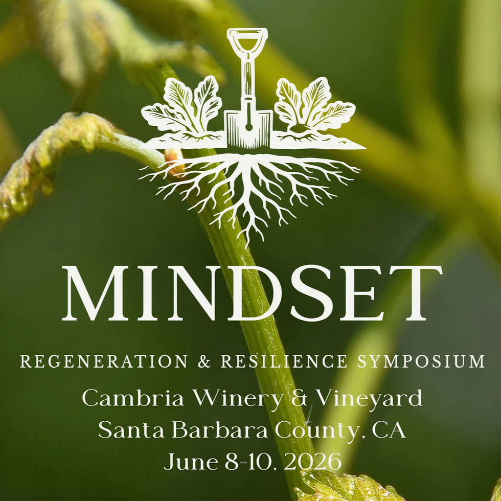 Mindset symposium logo regenerative viticulture wine conference Santa Barbara