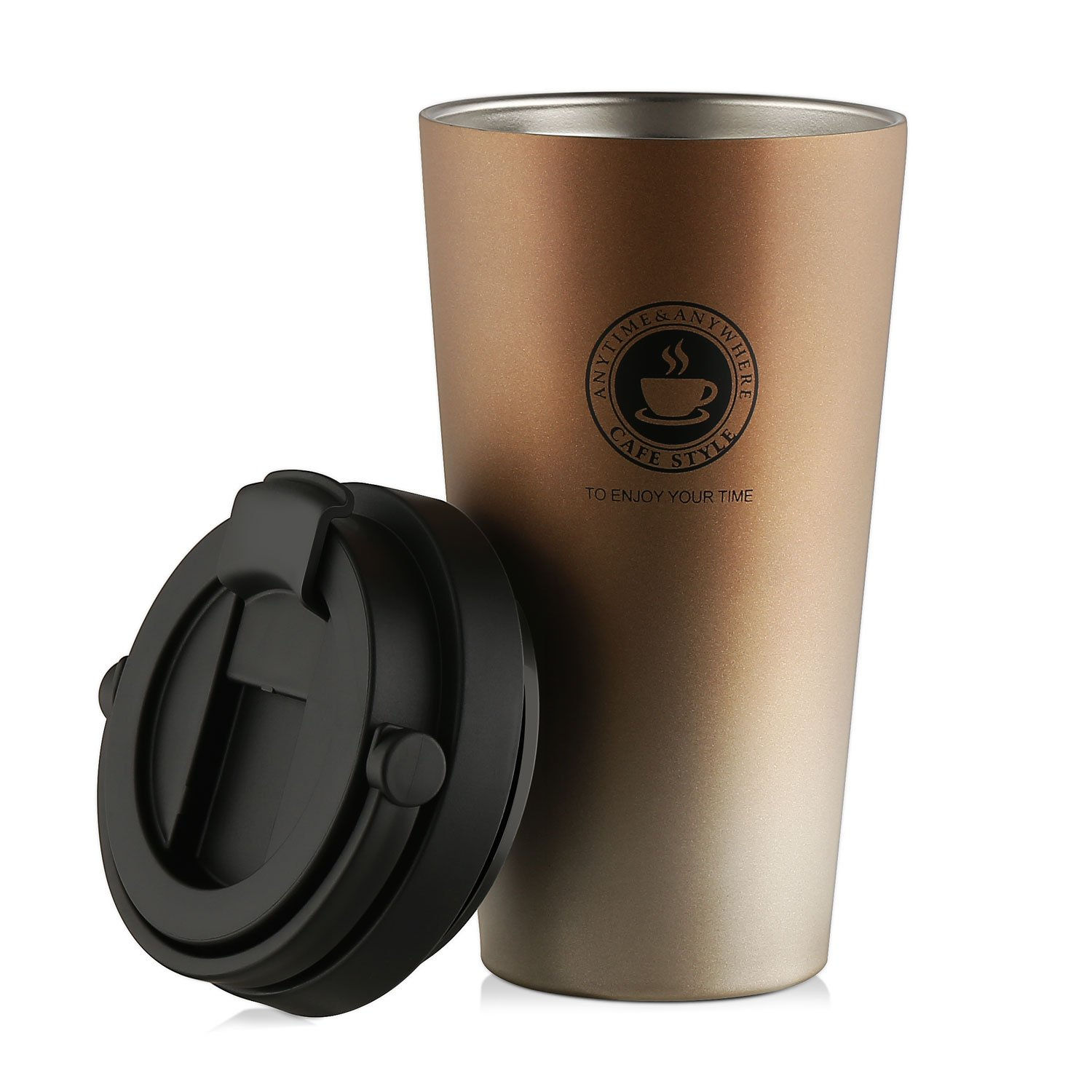 Fashion Travel Tumbler Double Wall Food Grade Stainless Steel Coffee Mug Vacuum